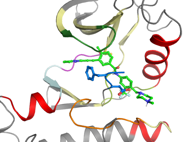 The orthosteric binding pocket