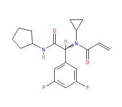 2D structure of the orthosteric ligand