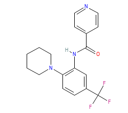 2D structure of the orthosteric ligand
