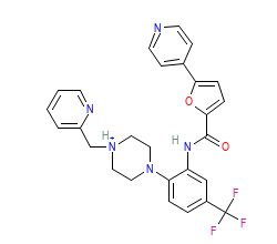 2D structure of the orthosteric ligand