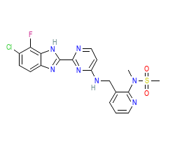 2D structure of the orthosteric ligand