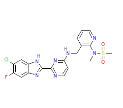 2D structure of the orthosteric ligand