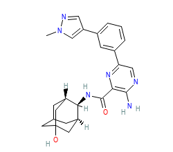 2D structure of the orthosteric ligand