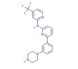 2D structure of the orthosteric ligand