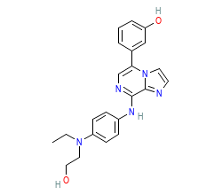 2D structure of the orthosteric ligand