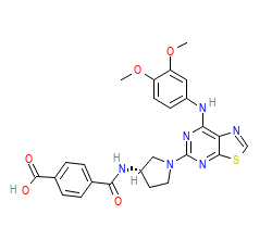 2D structure of the orthosteric ligand