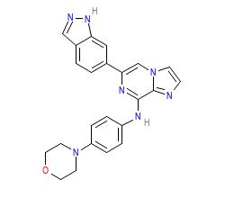 2D structure of the orthosteric ligand