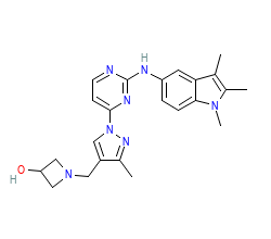2D structure of the orthosteric ligand