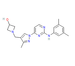 2D structure of the orthosteric ligand