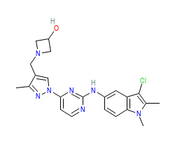 2D structure of the orthosteric ligand