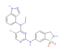 2D structure of the orthosteric ligand