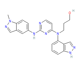 2D structure of the orthosteric ligand