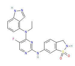 2D structure of the orthosteric ligand