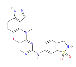 2D structure of the orthosteric ligand