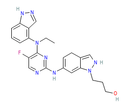2D structure of the orthosteric ligand