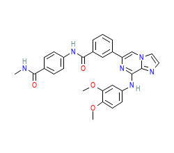 2D structure of the orthosteric ligand