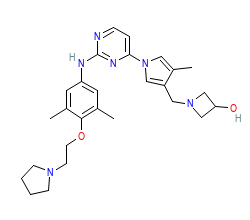 2D structure of the orthosteric ligand