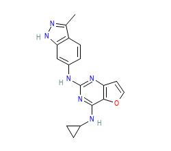 2D structure of the orthosteric ligand
