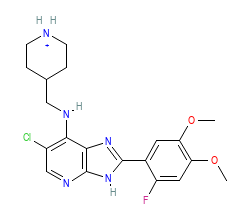 2D structure of the orthosteric ligand