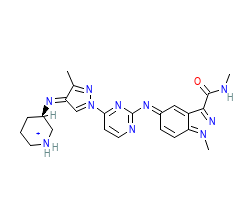2D structure of the orthosteric ligand