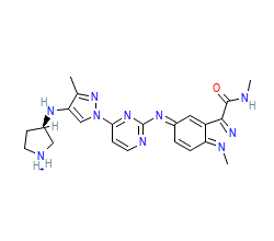 2D structure of the orthosteric ligand