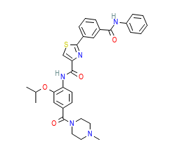 2D structure of the orthosteric ligand