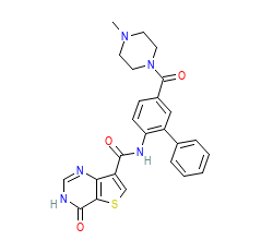 2D structure of the orthosteric ligand