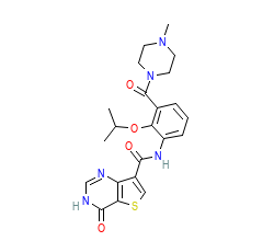 2D structure of the orthosteric ligand