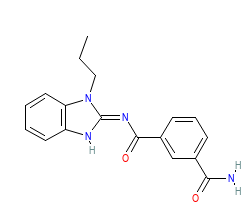 2D structure of the orthosteric ligand