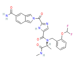 2D structure of the orthosteric ligand