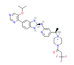 2D structure of the orthosteric ligand
