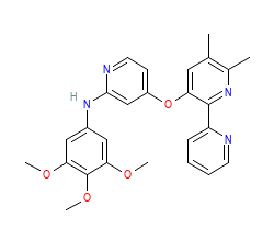 2D structure of the orthosteric ligand