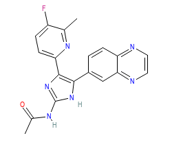 2D structure of the orthosteric ligand