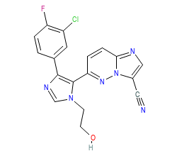 2D structure of the orthosteric ligand