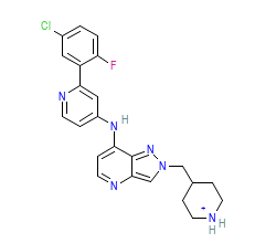 2D structure of the orthosteric ligand