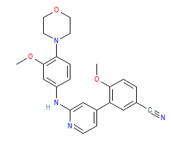2D structure of the orthosteric ligand