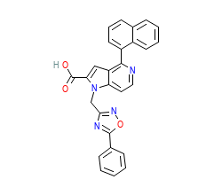 2D structure of the orthosteric ligand