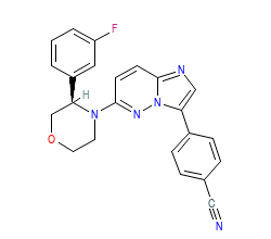 2D structure of the orthosteric ligand