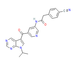 2D structure of the orthosteric ligand