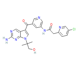 2D structure of the orthosteric ligand