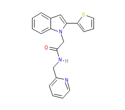 2D structure of the orthosteric ligand