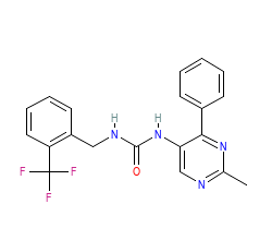 2D structure of the orthosteric ligand