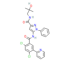 2D structure of the orthosteric ligand