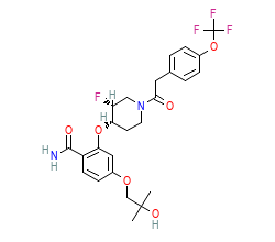 2D structure of the orthosteric ligand