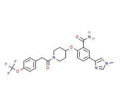 2D structure of the orthosteric ligand