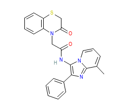 2D structure of the orthosteric ligand