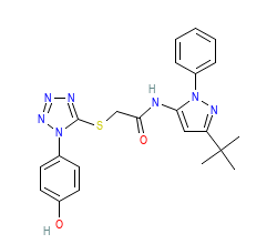 2D structure of the orthosteric ligand