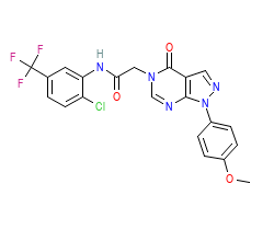 2D structure of the orthosteric ligand