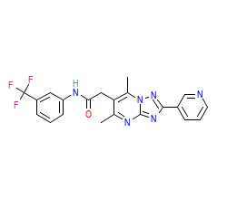 2D structure of the orthosteric ligand