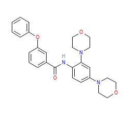 2D structure of the orthosteric ligand